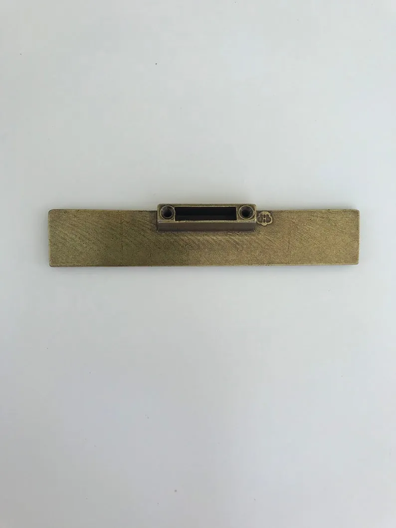Rectangular "Dara" Aged Brass Drawer Pulls - Cabinet Handles