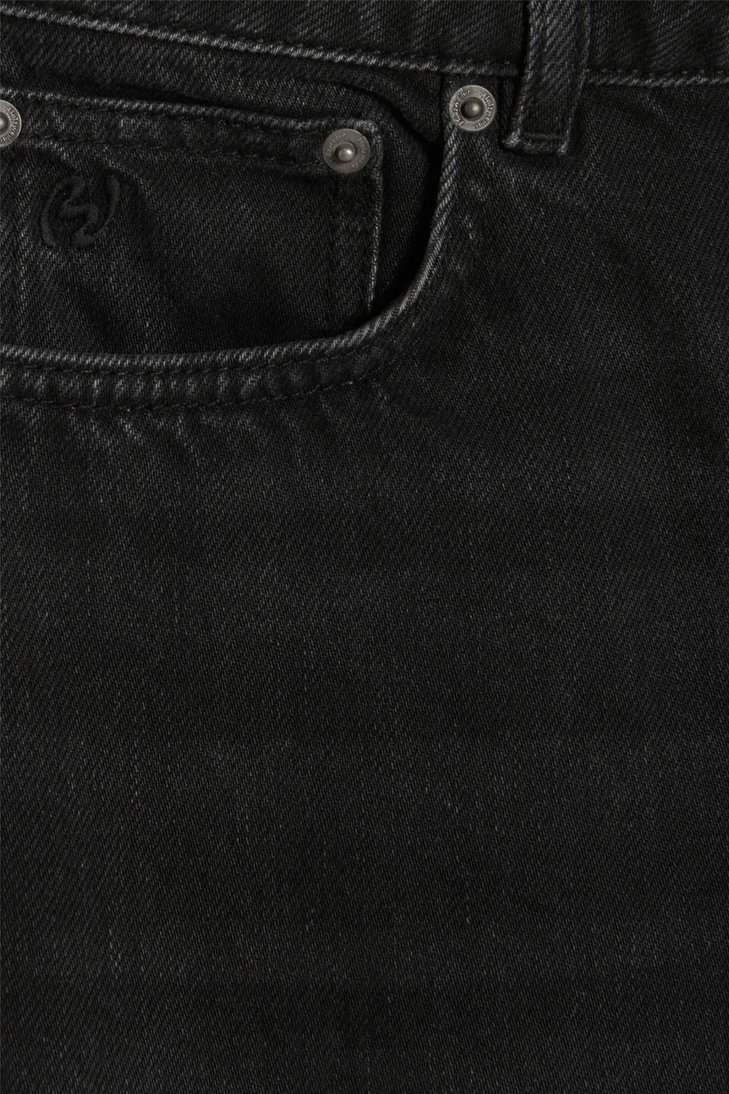 Regular Jeans Black Washed