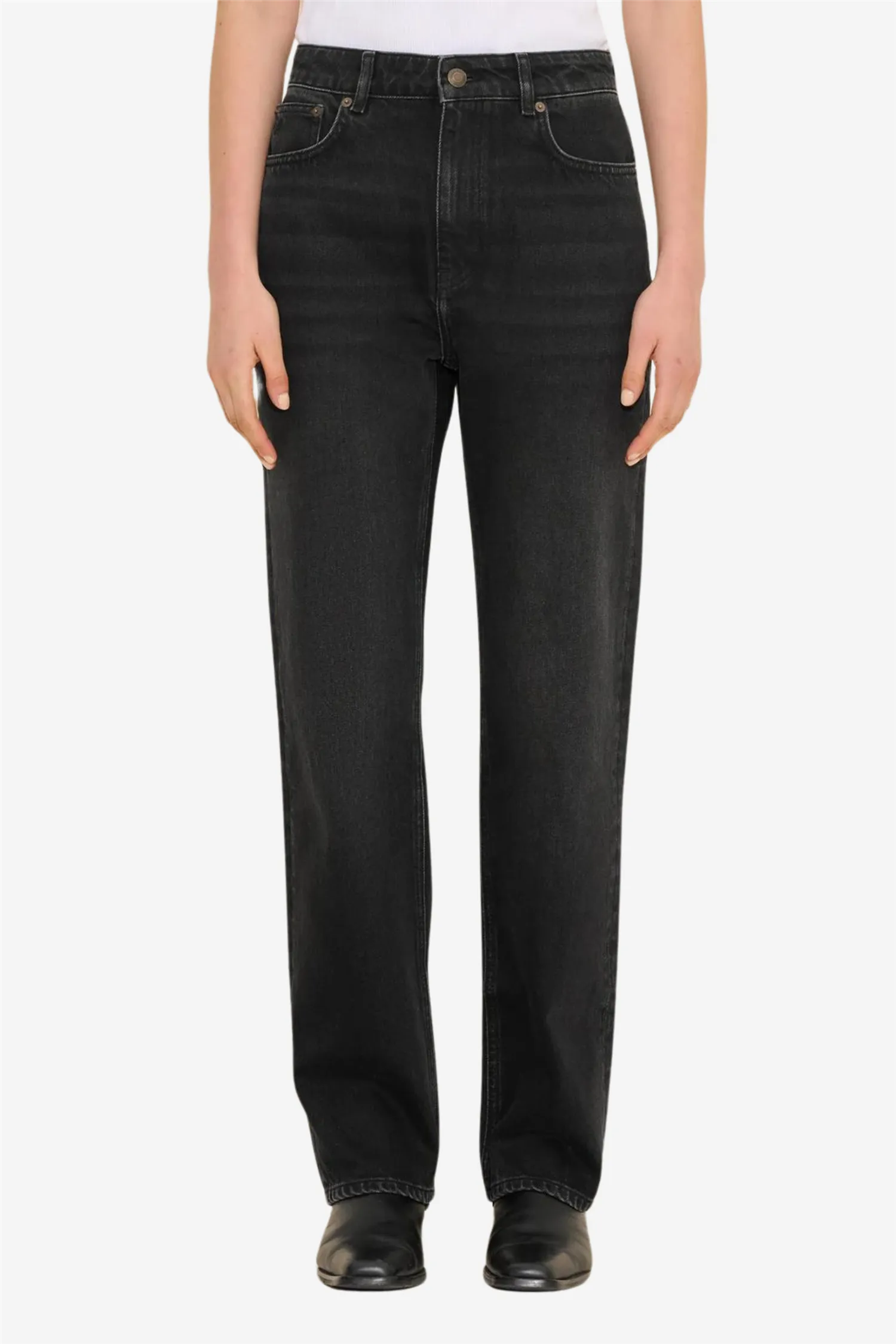Regular Jeans Black Washed