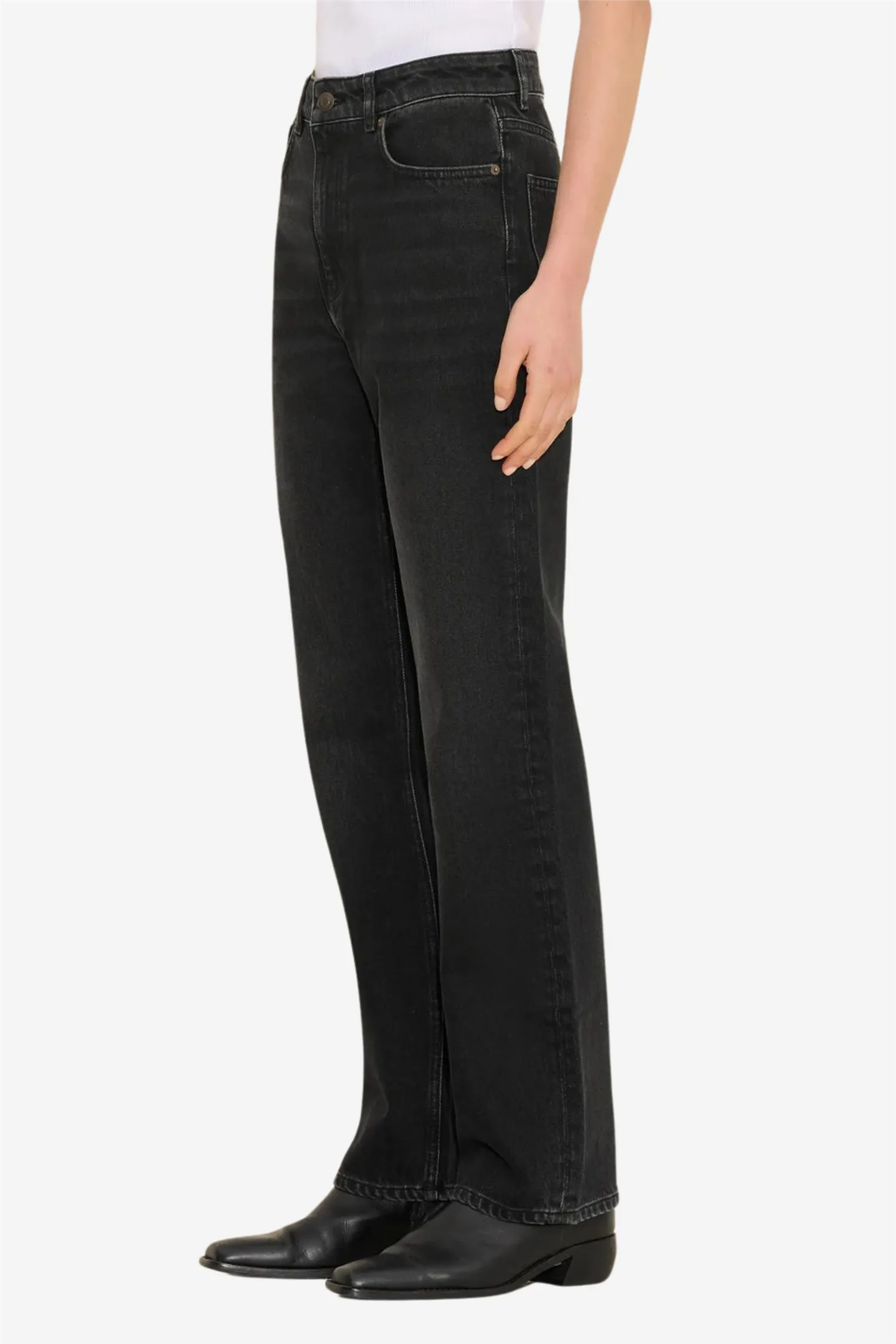Regular Jeans Black Washed