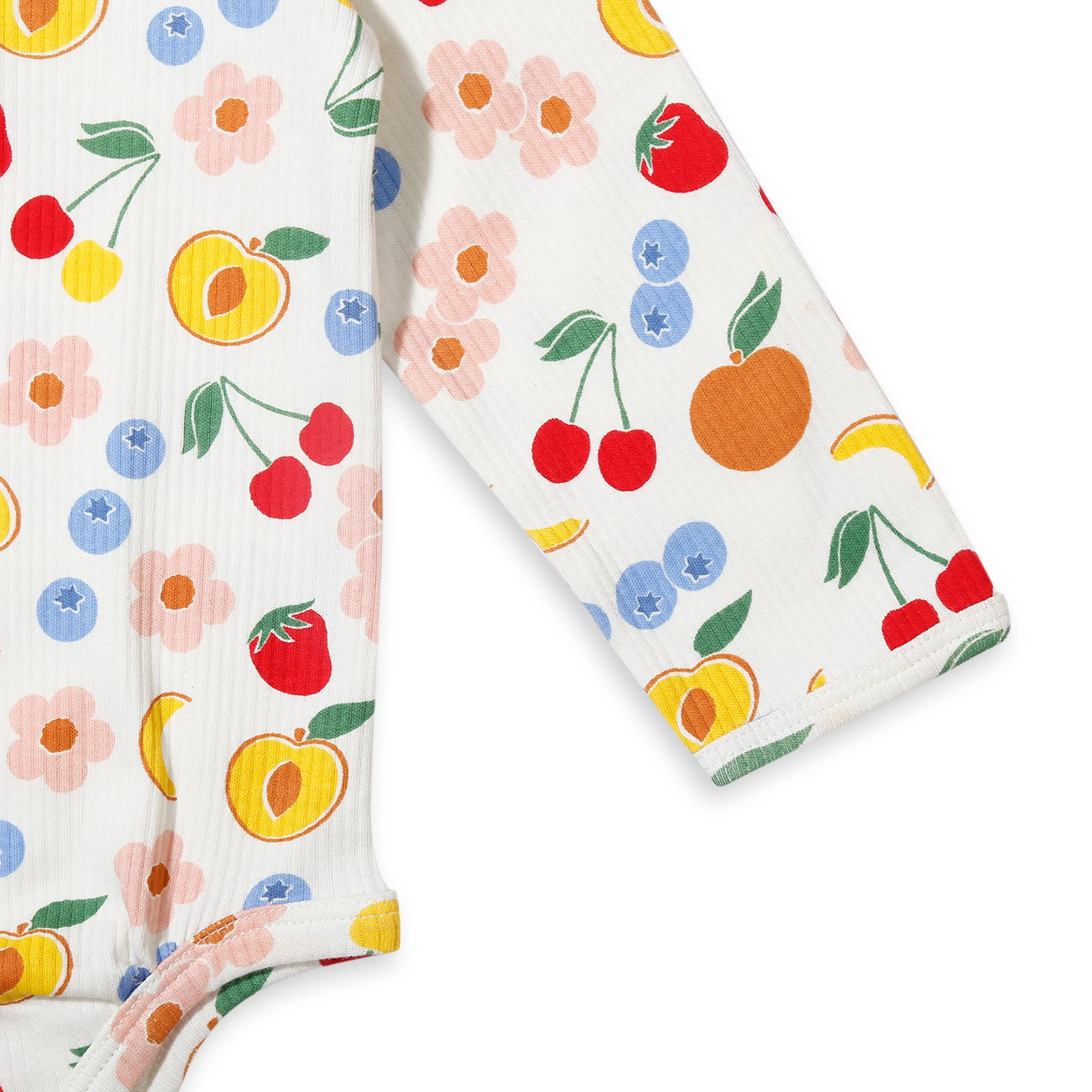 Rib Full Sleeves Bodysuit