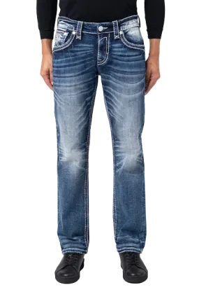 Rock Revival Men's Finley Straight Fit Jeans