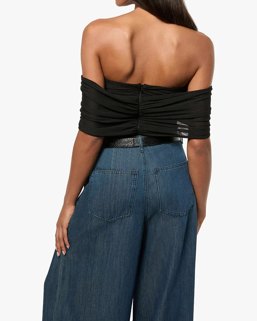 Ruched Off Shoulder Bodysuit