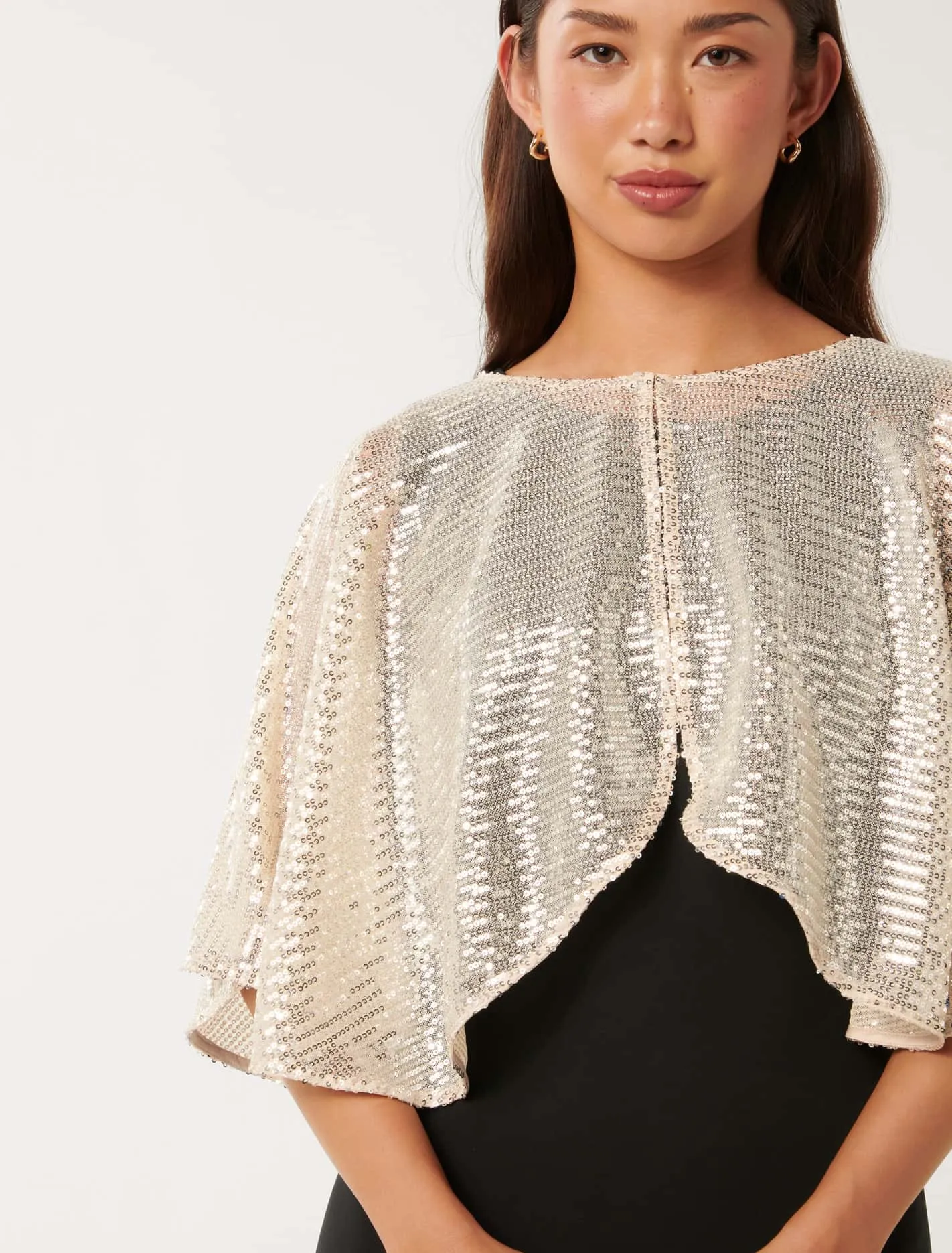 Serena Sequin Cape