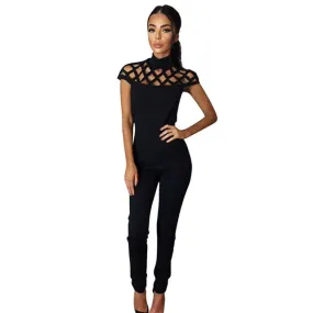 Sexy Caged bodycon jumpsuit
