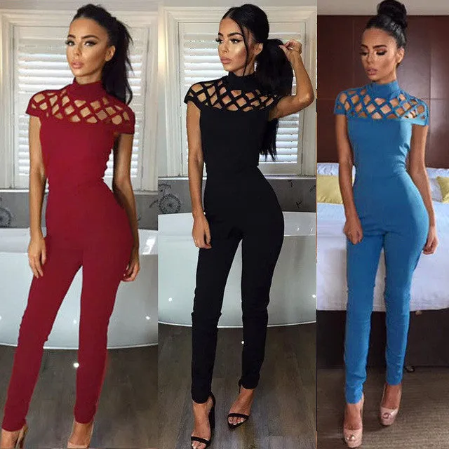 Sexy Caged bodycon jumpsuit