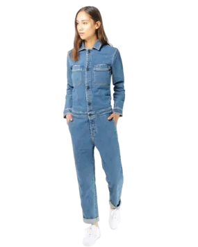Size S | Carhartt Mid Wash Denim Camden Coverall