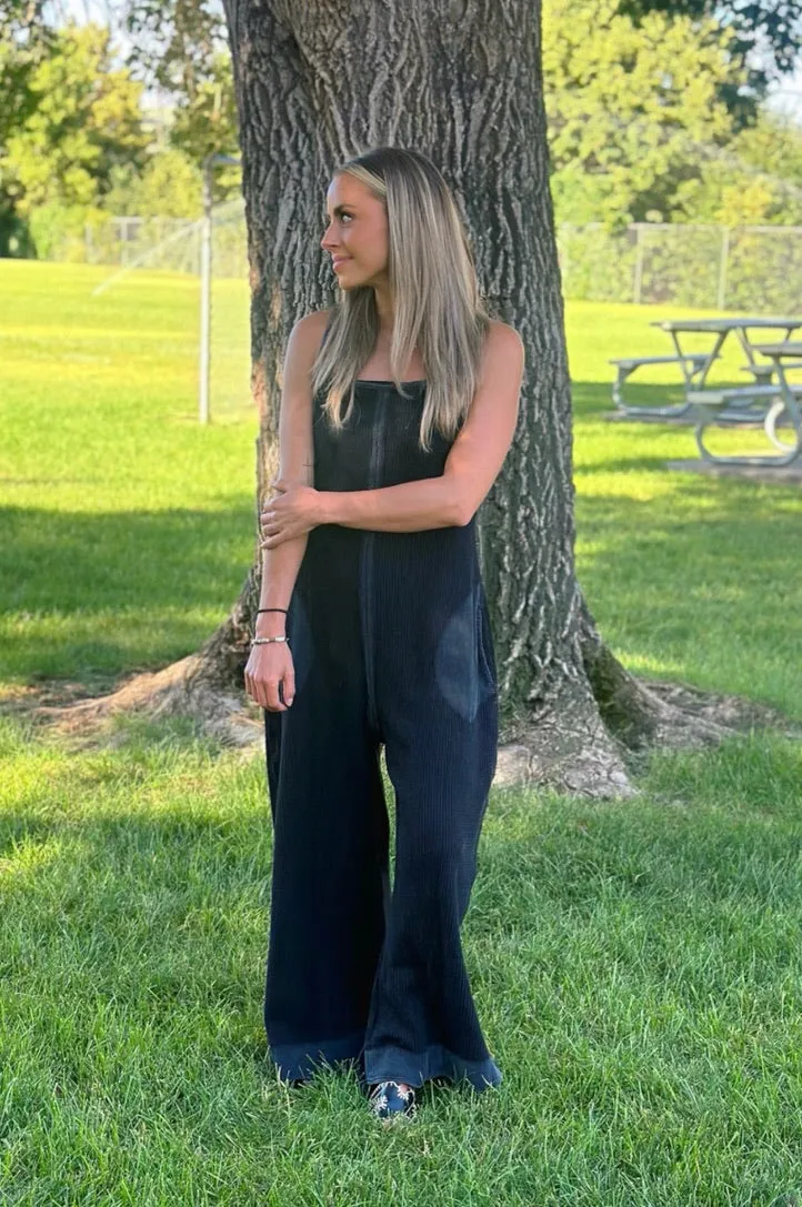 Sunscape Waffle Jumpsuit