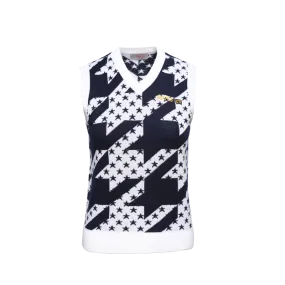 SVG Houndstooth Covered Vest Elastic Slim Warm Vests Top