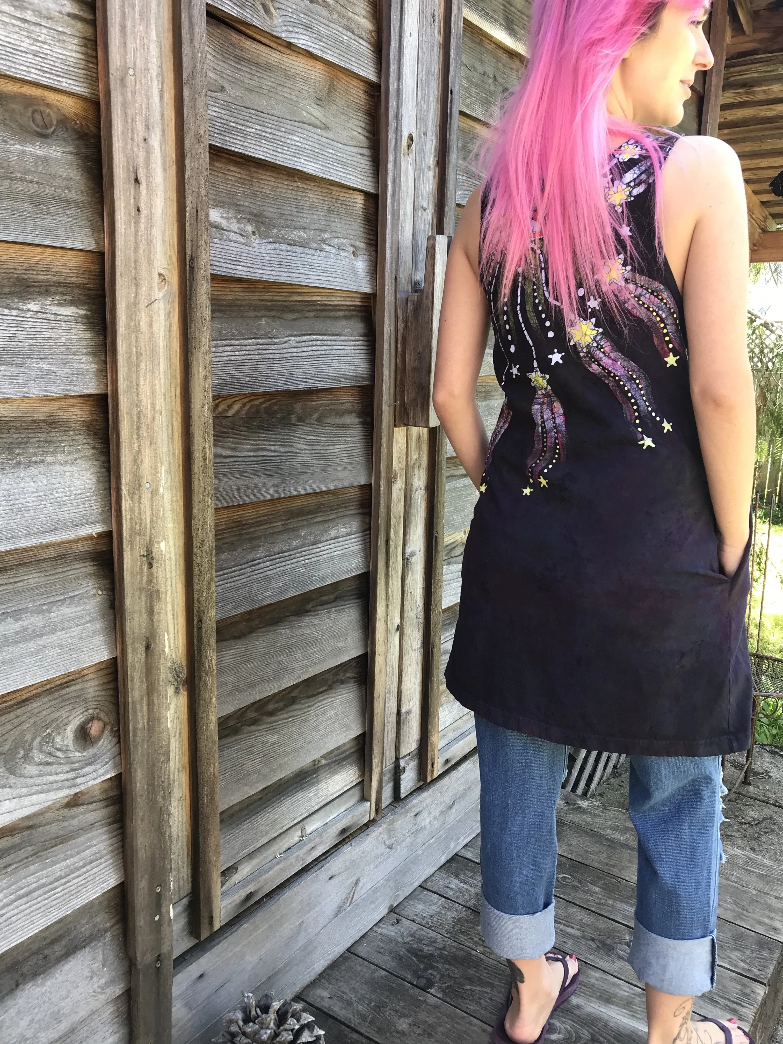 The City at Night Summer Dress