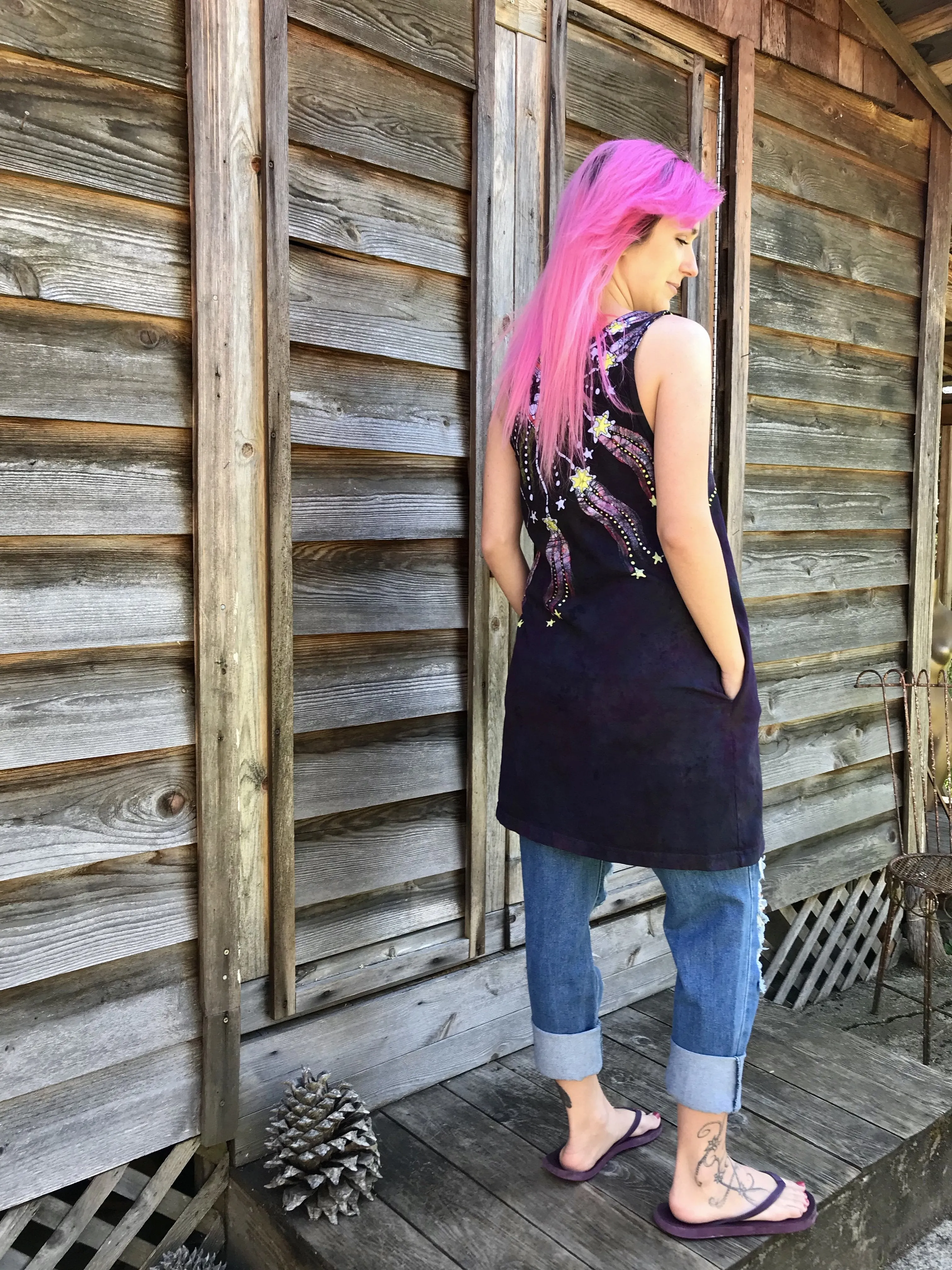 The City at Night Summer Dress
