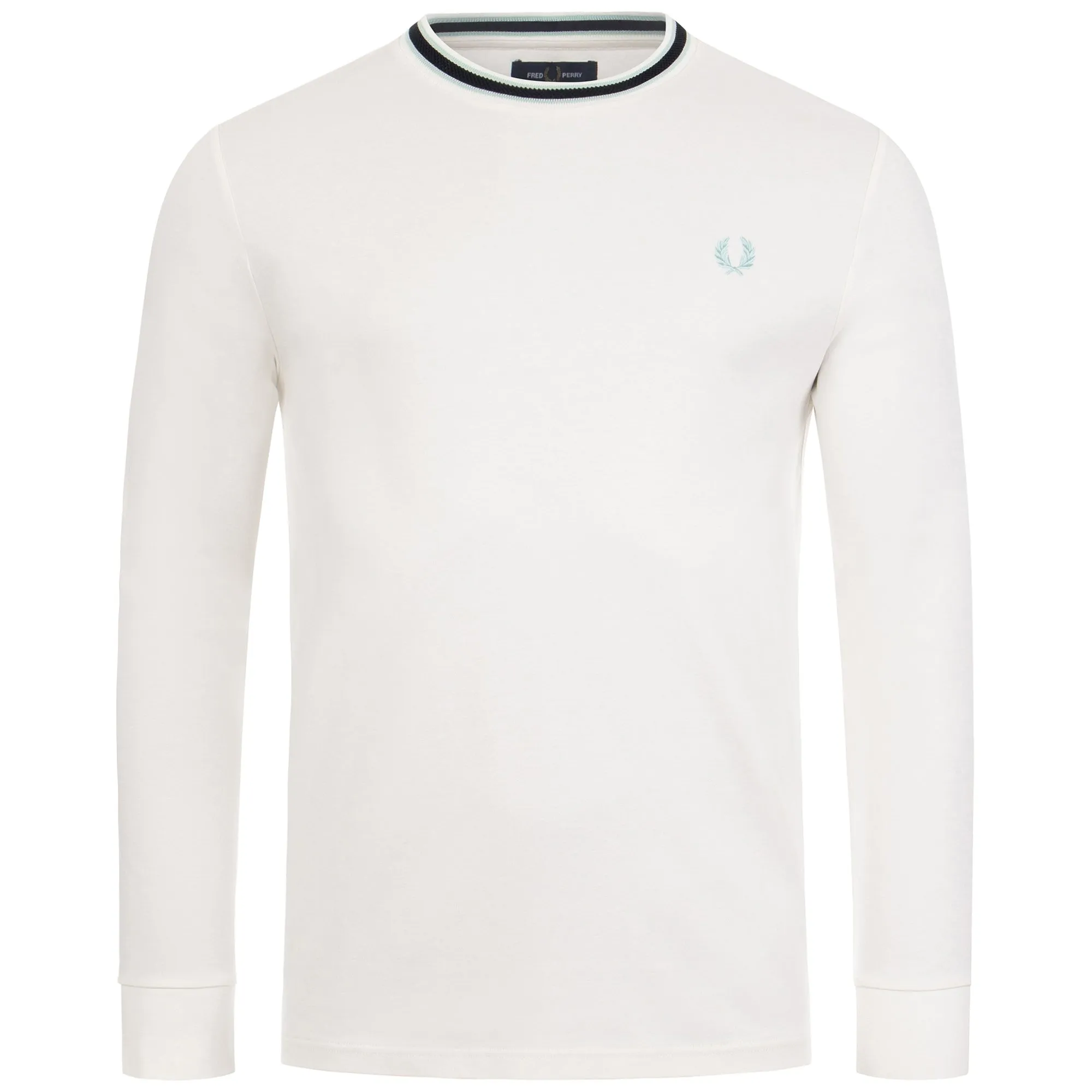 Tramline Tipped Long Sleeve T-Shirt