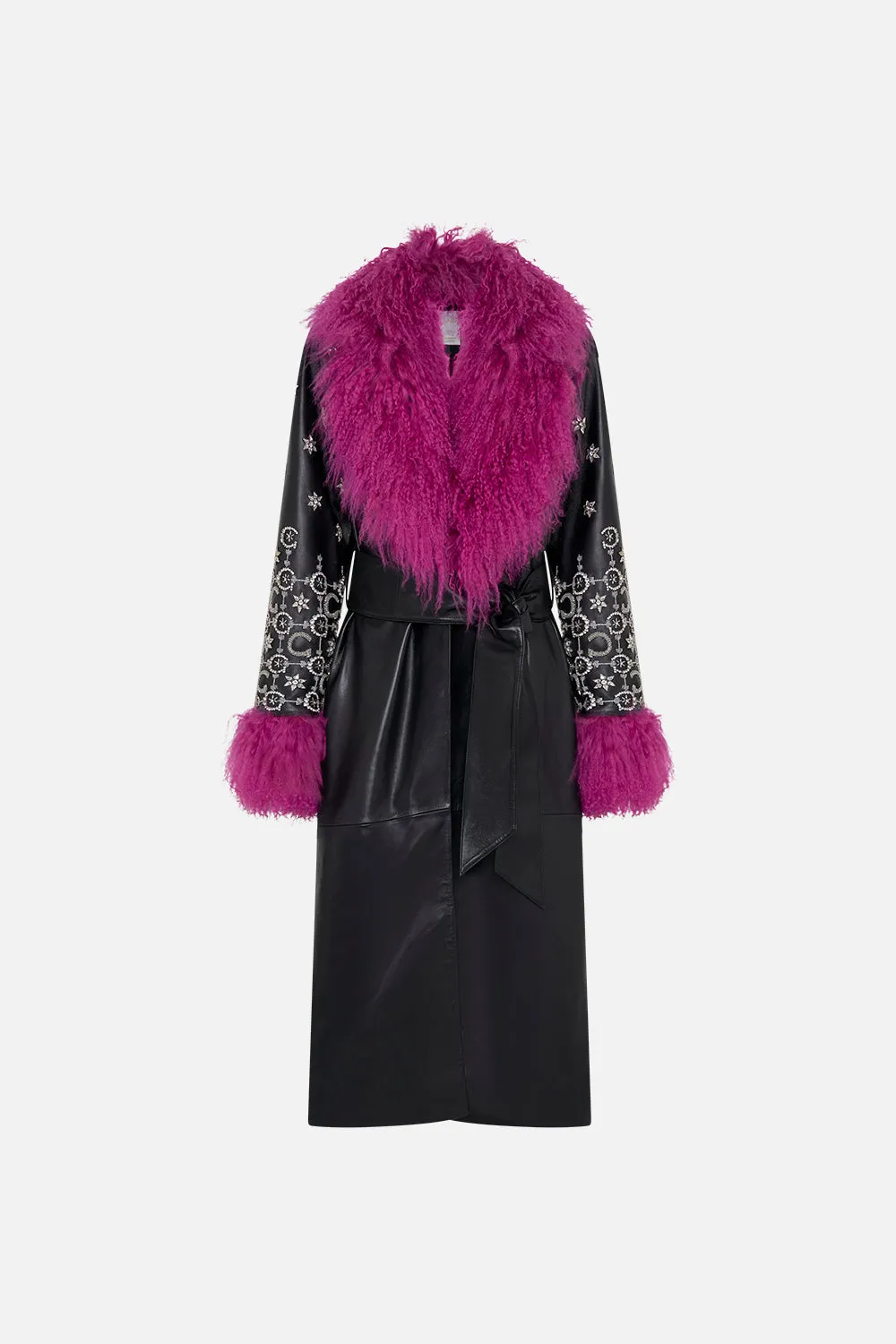 TRENCH WITH FRENCH CUFF FELINE FANTASY