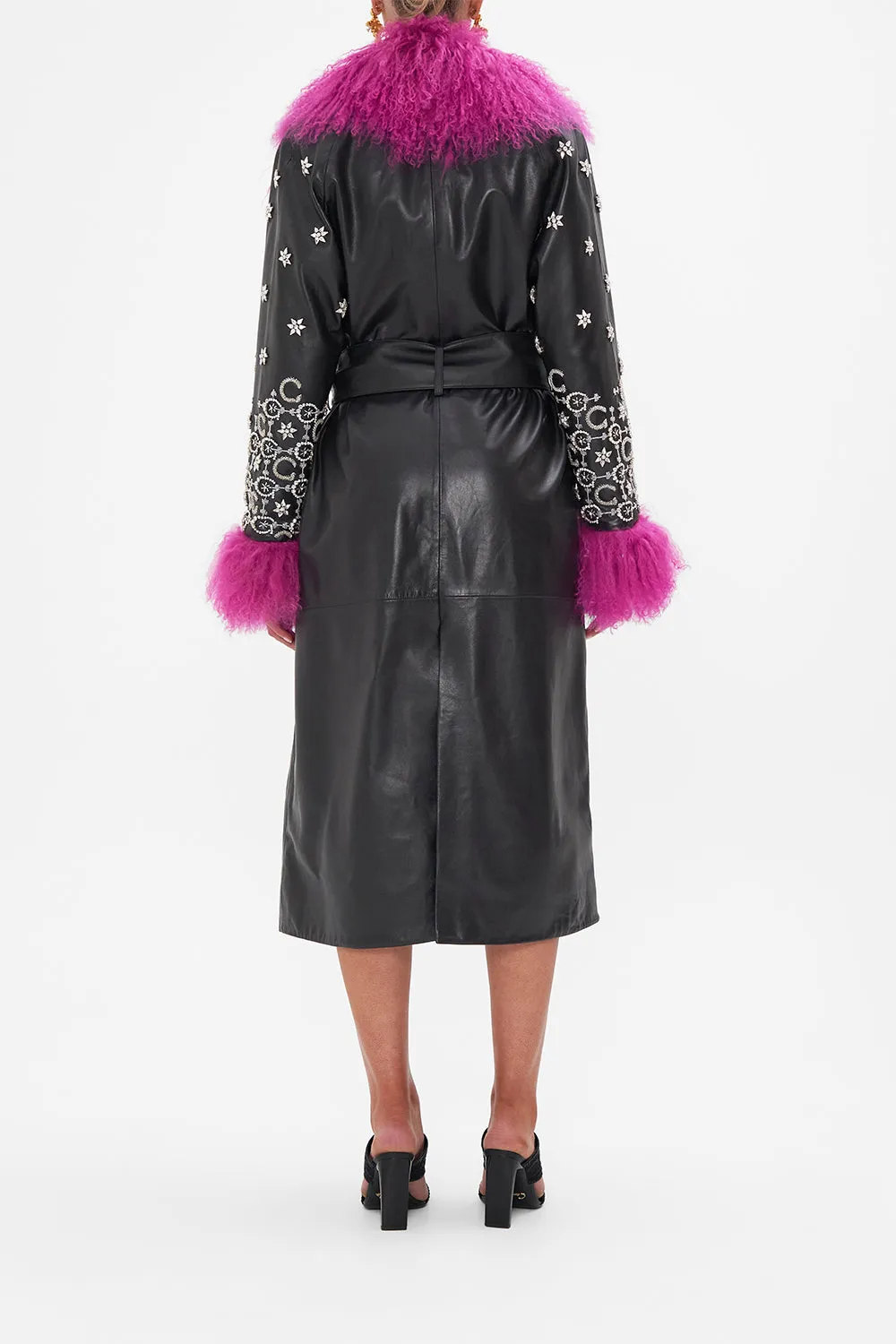 TRENCH WITH FRENCH CUFF FELINE FANTASY