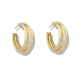 Triple Layer Hoop Earring