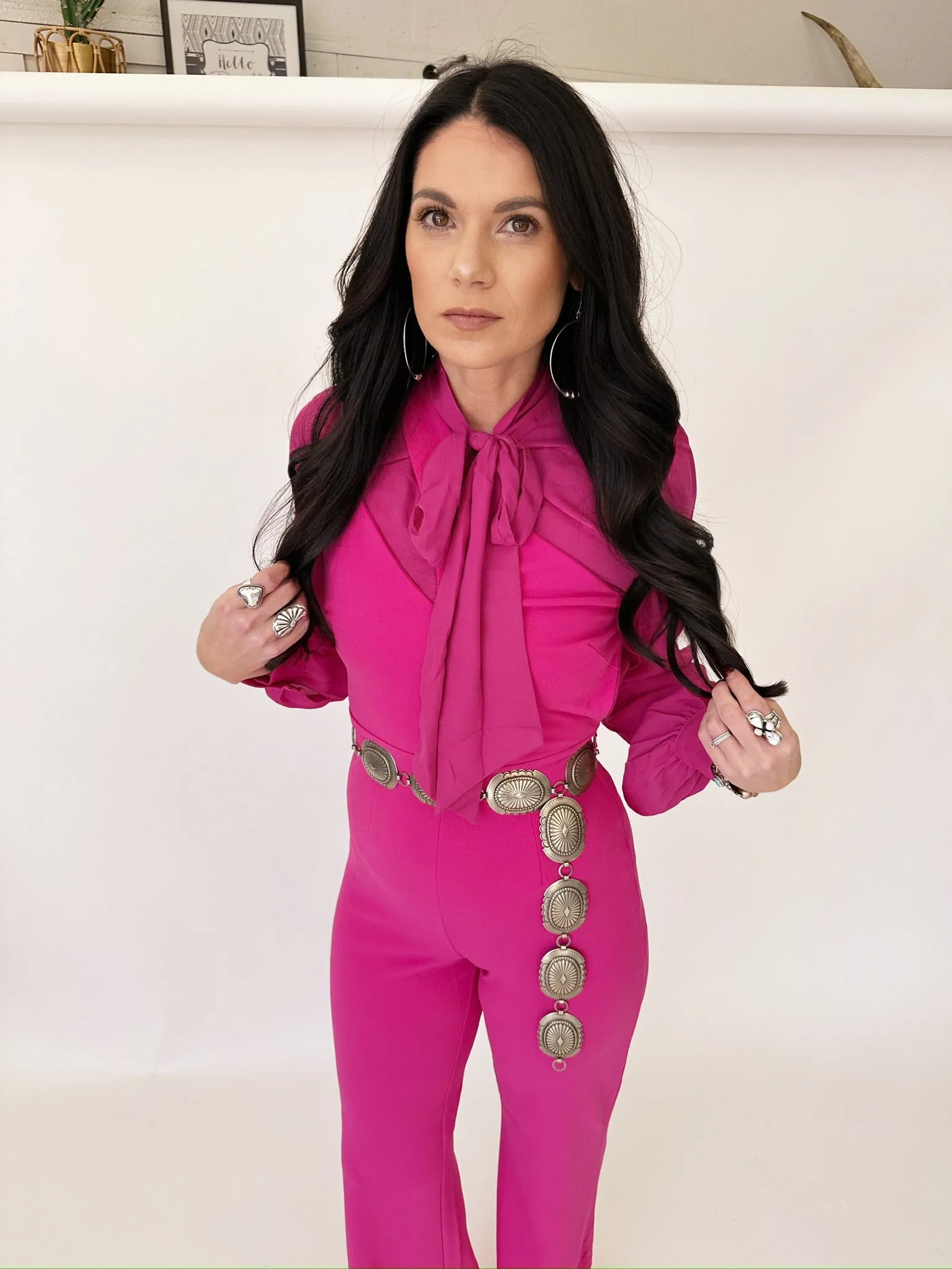 Valentine pink jumpsuit