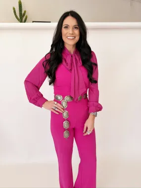 Valentine pink jumpsuit