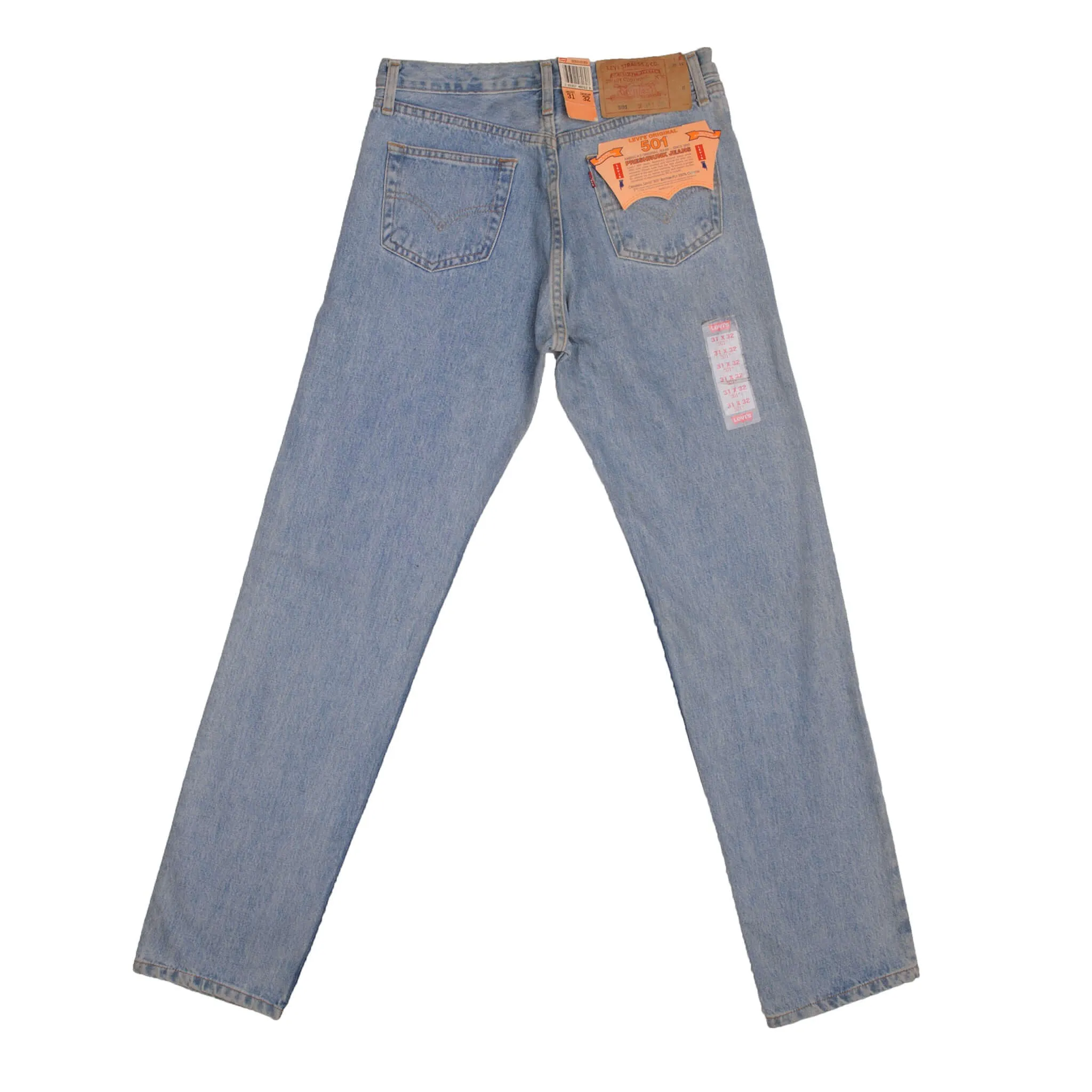 VINTAGE LEVIS 501 PRESHRUNK JEANS 1993 SIZE 31X32 W31 L32 MADE IN USA DEADSTOCK