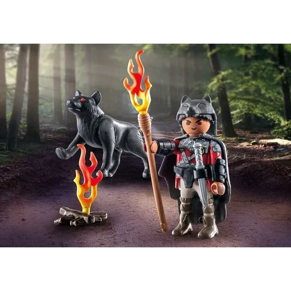 Warrior with Wolf 71482