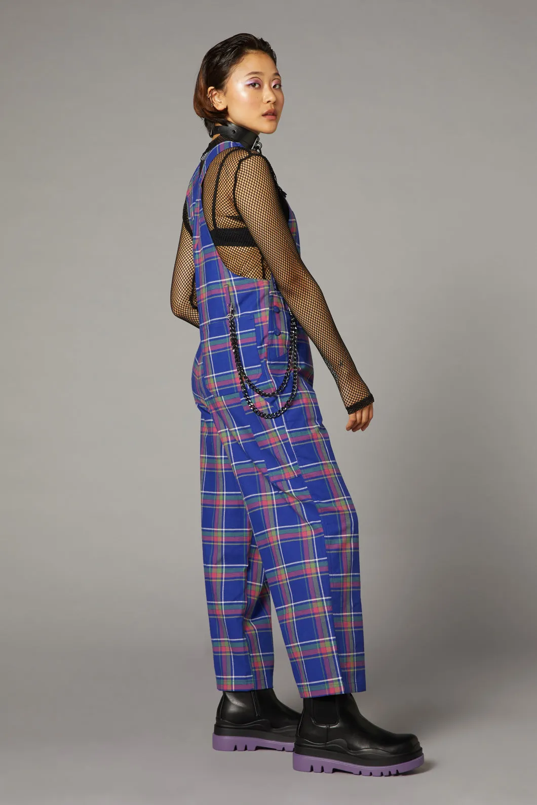 Werewolf Tartan Goth Overall