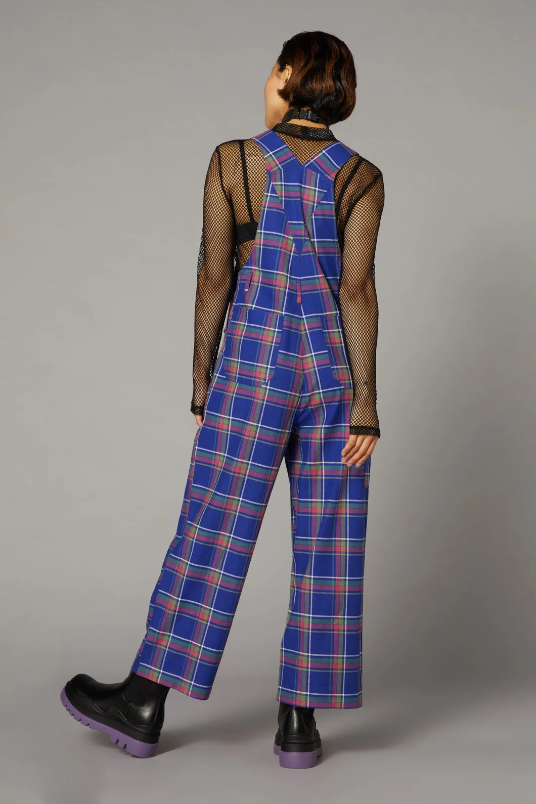 Werewolf Tartan Goth Overall