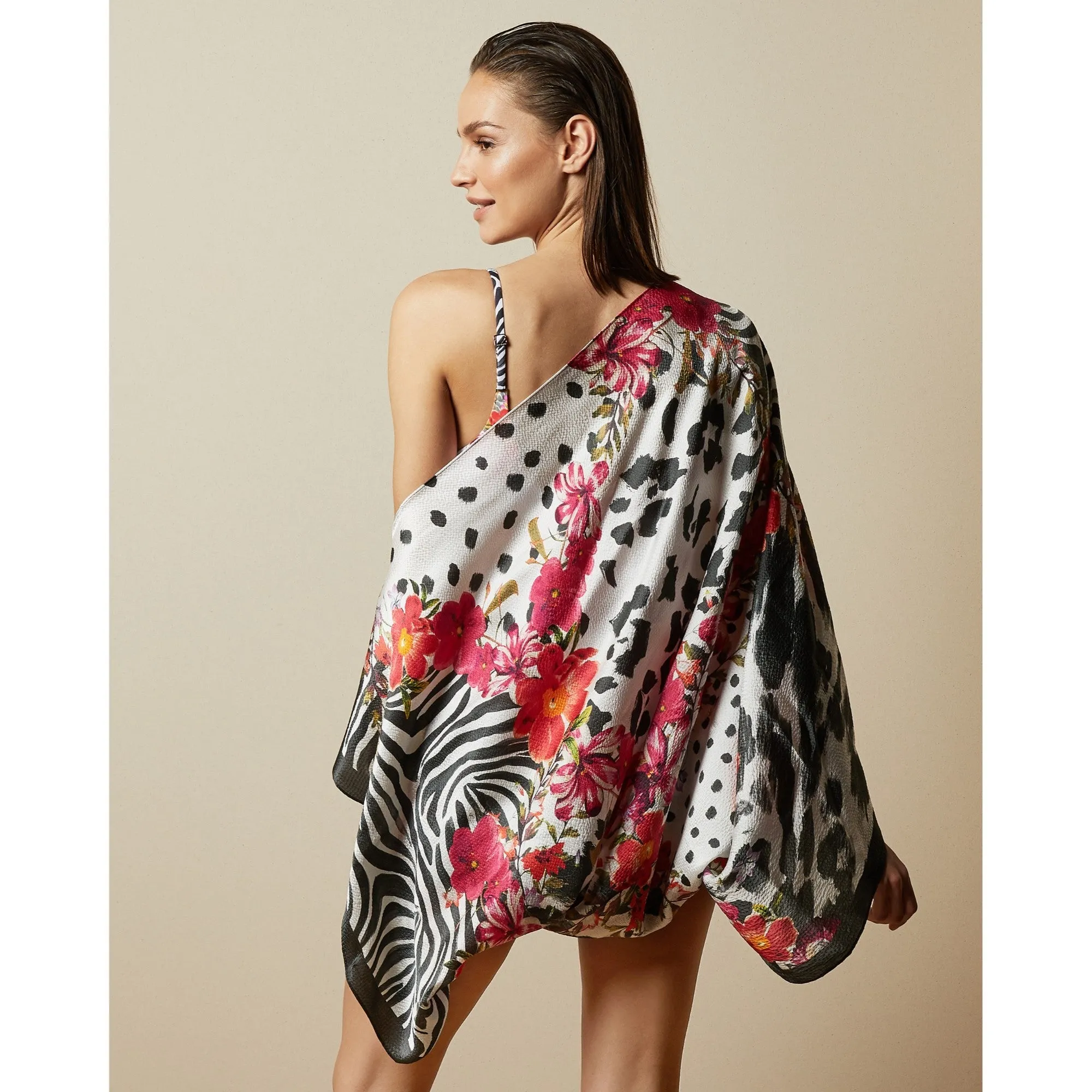 Women Sadiiee-Samba Cape Scarf - Ivory