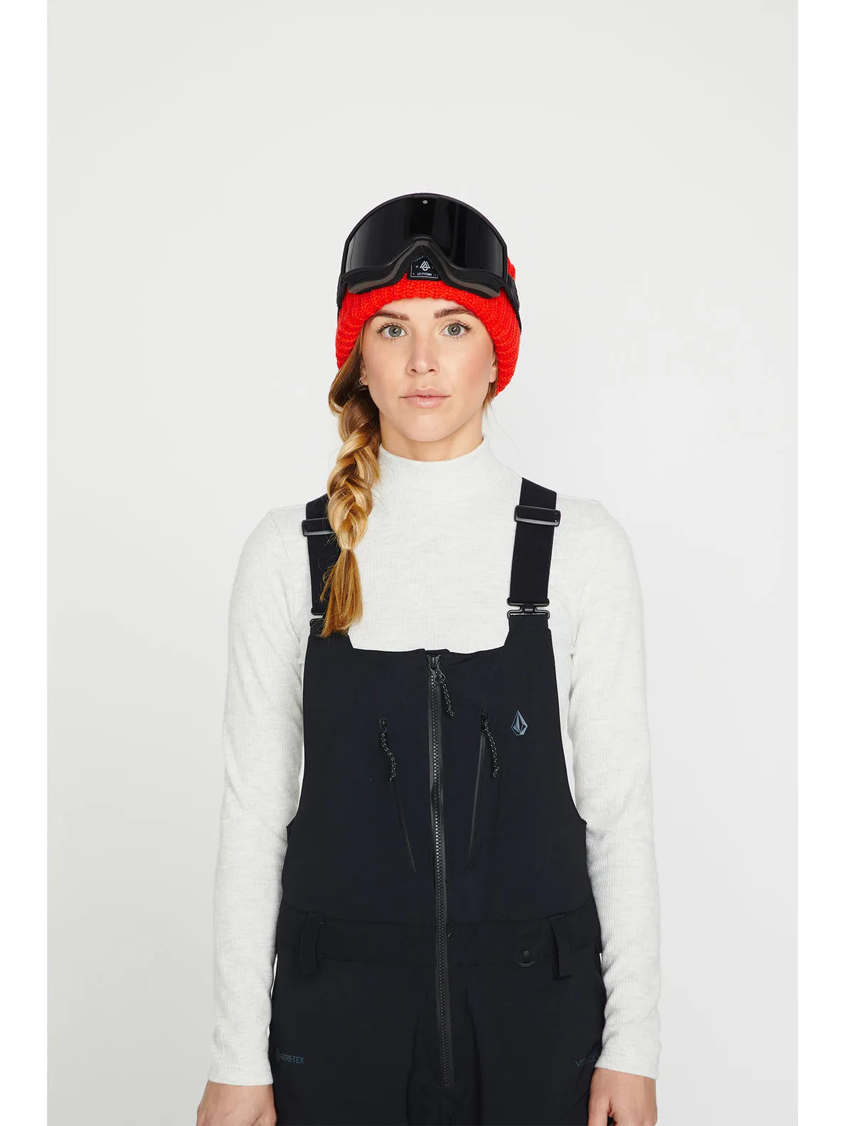 Womens Vs 3L Stretch Gore-Tex Bib Overall - Black