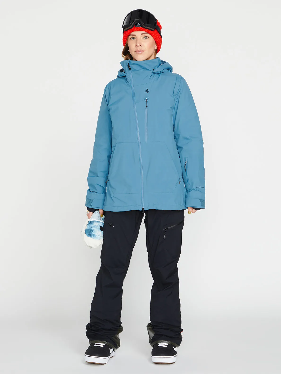 Womens Vs 3L Stretch Gore-Tex Bib Overall - Black