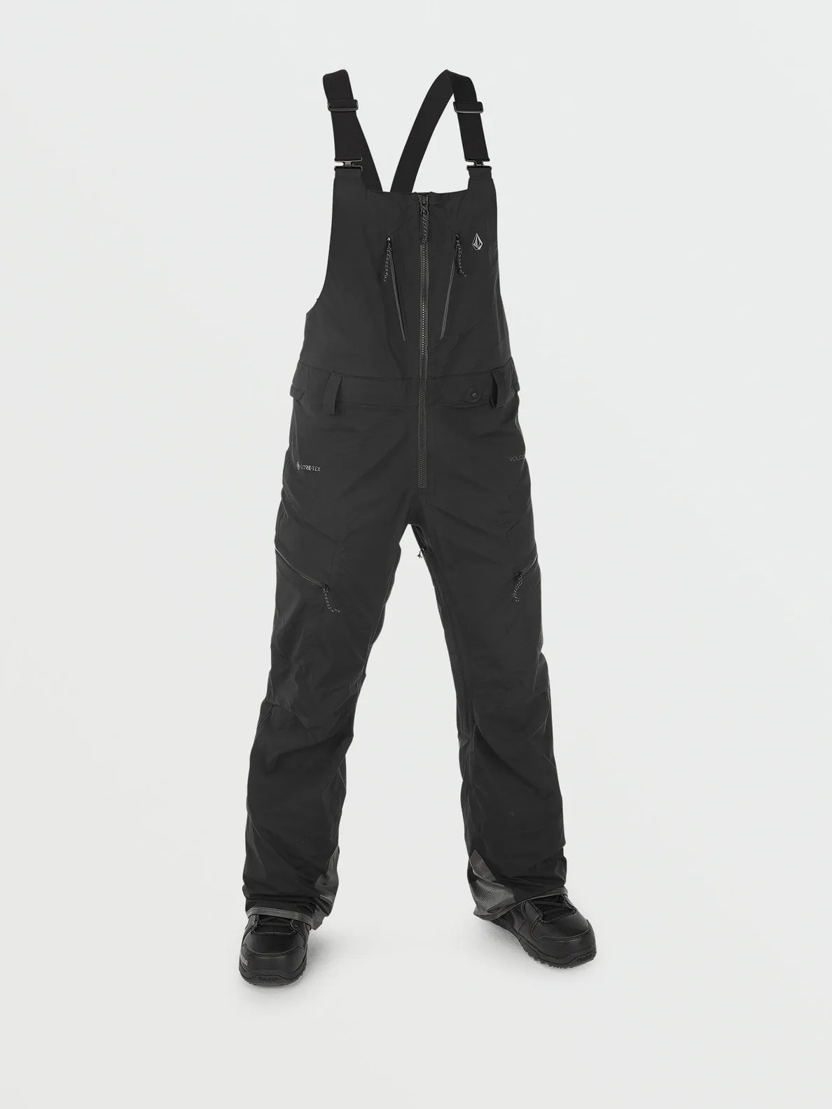 Womens Vs 3L Stretch Gore-Tex Bib Overall - Black