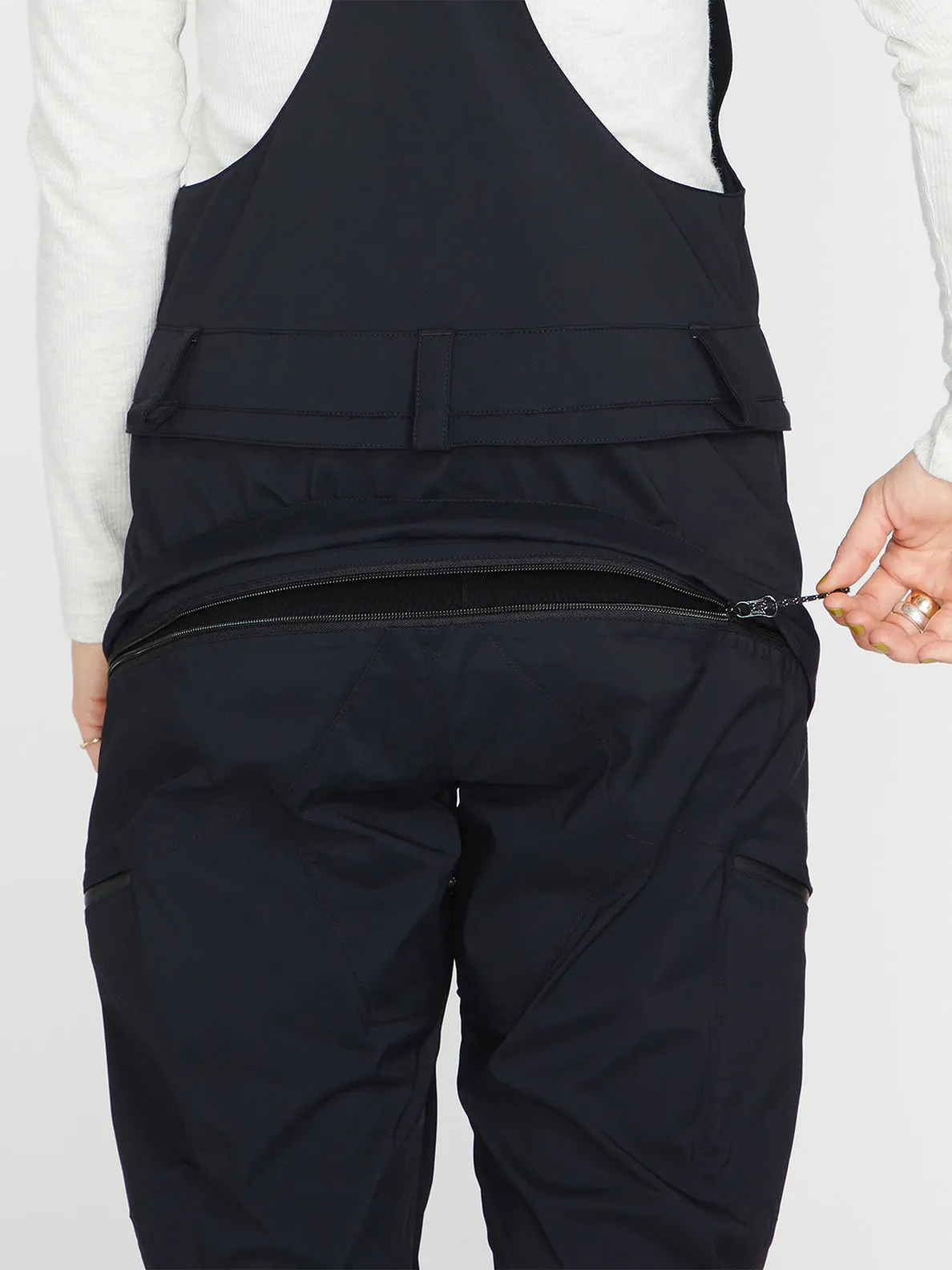 Womens Vs 3L Stretch Gore-Tex Bib Overall - Black