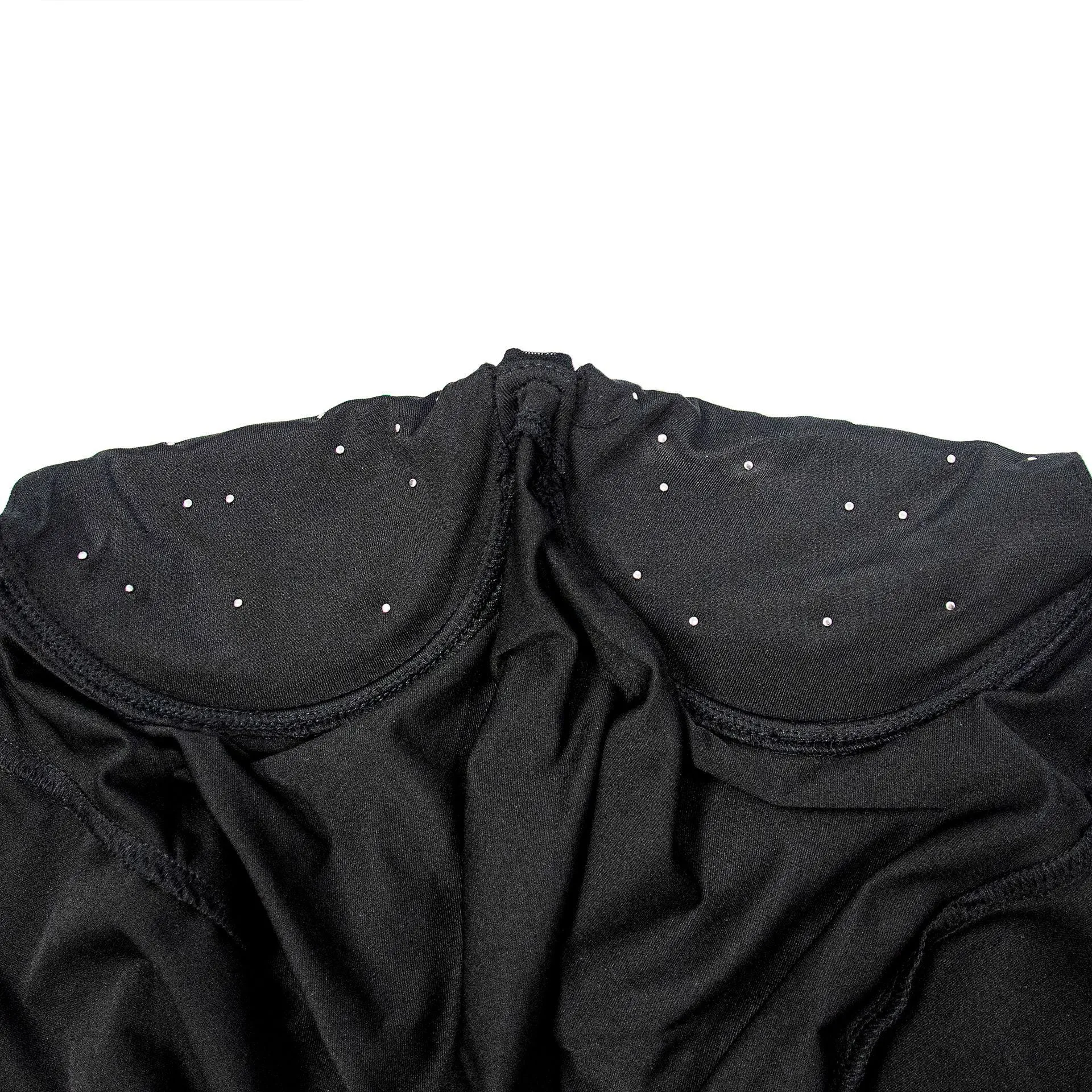 Women's Wear Pure Color Mesh Rhinestone Sleeveless Trousers Jumpsuit