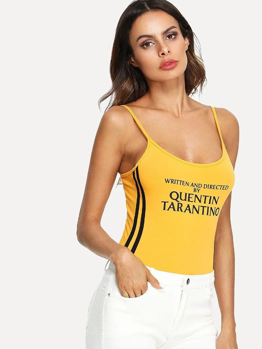 Written and directed by Quentin Tarantino bodysuit top