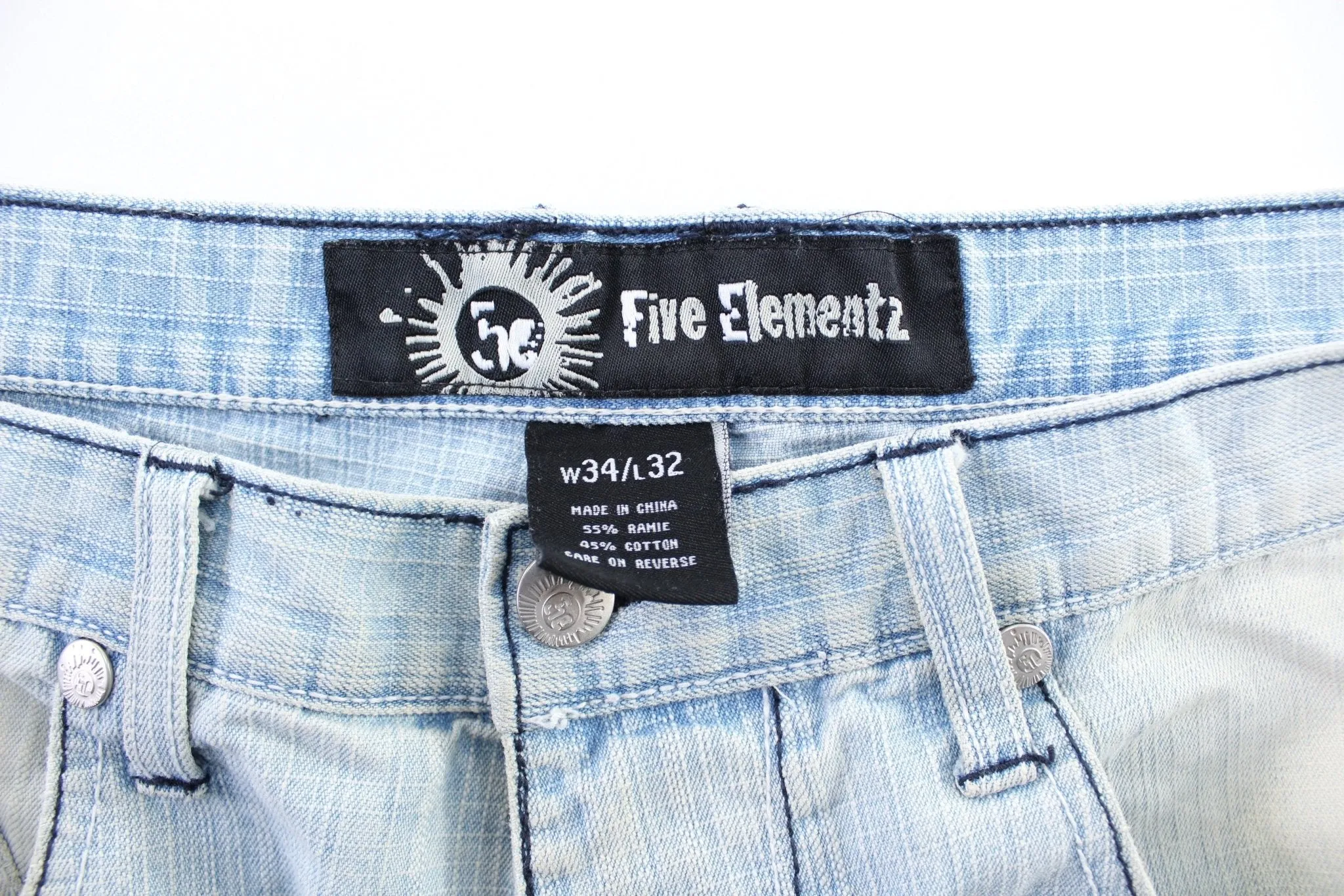 Y2K Five Elementz Light Wash Denim Jeans