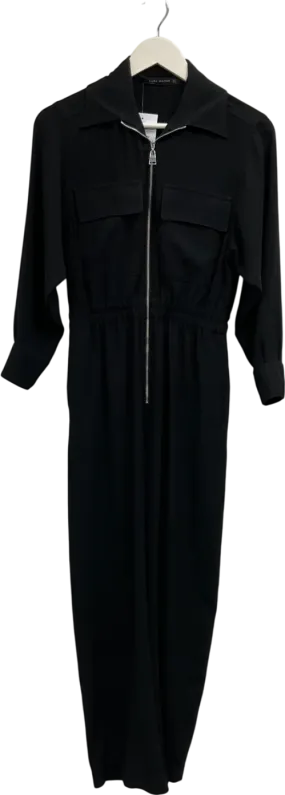 ZARA Black Longsleeve Jumpsuit UK XS